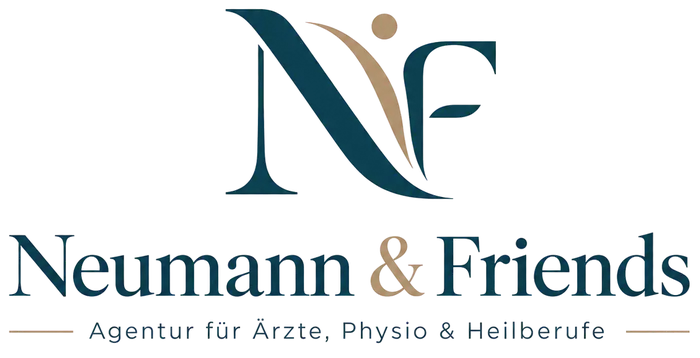 Neumann & Friends, Logo mit Monogramm N und F